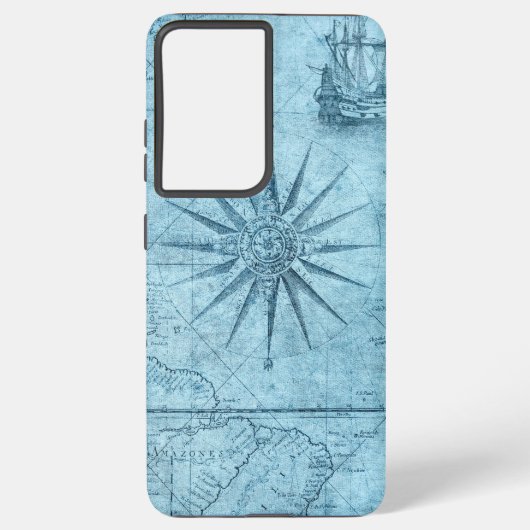 Vintages Design Samsung Galaxy Gehäuse Hülle (Rückseite)