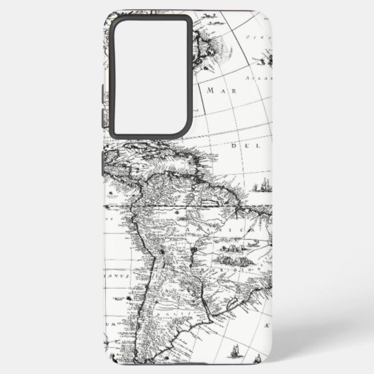 Vintages Design Samsung Galaxy Gehäuse Hülle (Rückseite)