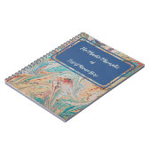 Vintages Design-Themed-Notebook mit individueller Notizblock (Linke Seite)