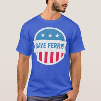 Vintages Design von Ferris gerettet T-Shirt