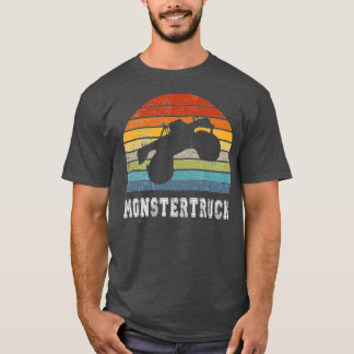 Vintages Design von Monstertruck T-Shirt