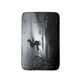 Vintages Design zu Halloween Badematte (Vorderseite Vertikal)