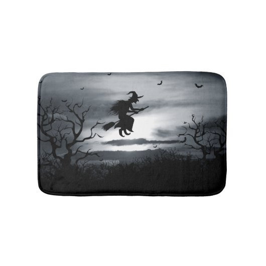 Vintages Design zu Halloween Badematte (Vorderseite)