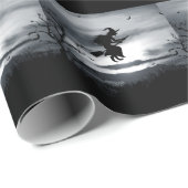 Vintages Design zu Halloween Geschenkpapier (Rolleneckpunkt)
