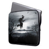 Vintages Design zu Halloween Laptopschutzhülle (Vorderseite Links)
