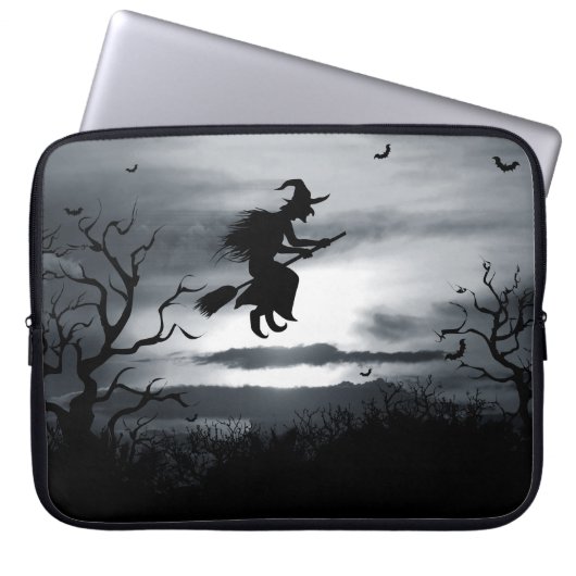 Vintages Design zu Halloween Laptopschutzhülle (Vorderseite)