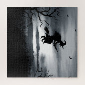 Vintages Design zu Halloween Puzzle (Horizontal)