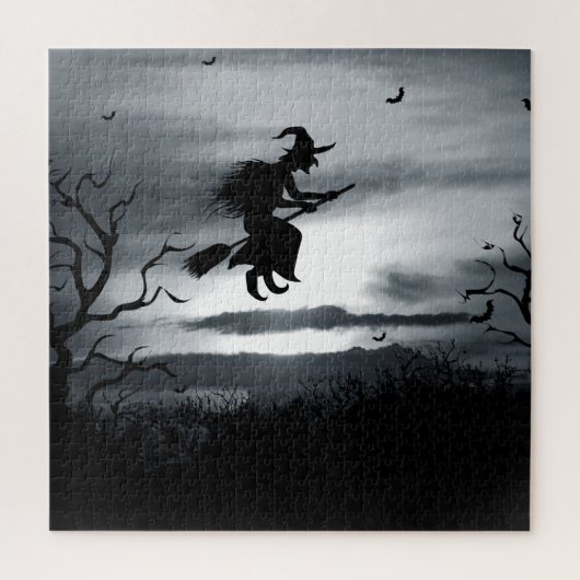 Vintages Design zu Halloween Puzzle (Vertikal)