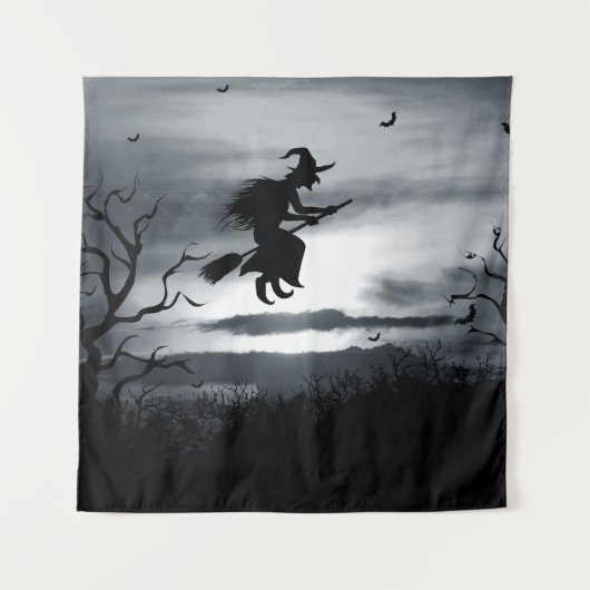Vintages Design zu Halloween Wandteppich (Vorderseite)
