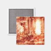 Vintages Detail Magnet 1 (Vorderseite/Rückseite)