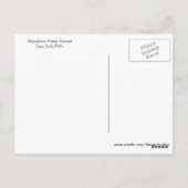 Vintages Detroit Bath House Postkarte (Rückseite)