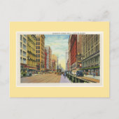 Vintages Detroit Woodward Av Einkaufszentrum Postkarte (Vorderseite)