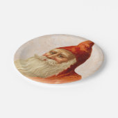 Vintages deutsches altmodisches pappteller (Schrägansicht)