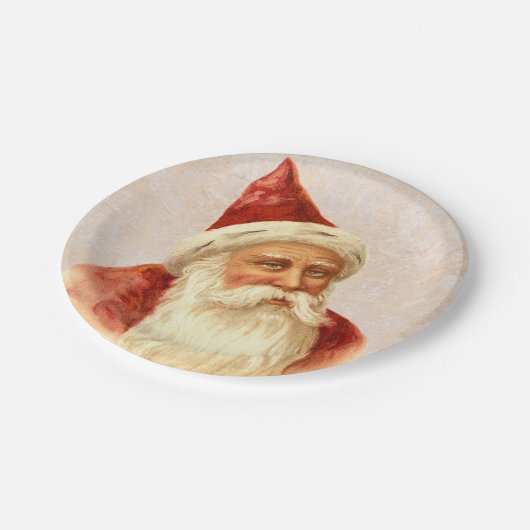 Vintages deutsches altmodisches pappteller (Schrägansicht)