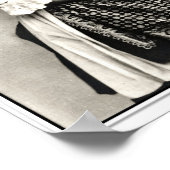 Vintages deutsches Berliner Bierbrauerhaus Foto un Poster (Ecke)