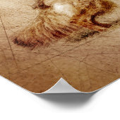 Vintages deutsches Hirtenposter Poster (Ecke)