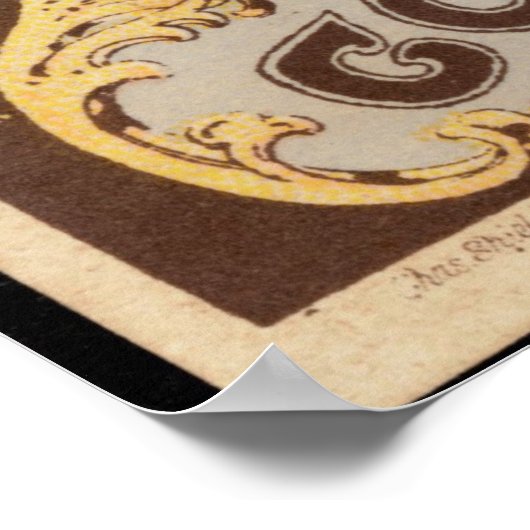 Vintages deutsches Köln Poster (Ecke)