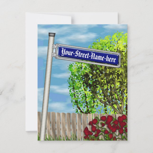 Vintages deutsches Straßenschild - (Vorderseite)