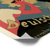 Vintages Deutsches Theaterposter-Kabarett Poster (Ecke)