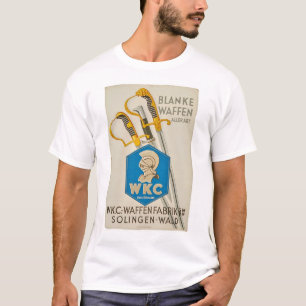 Vintages deutsches WKC Solingen Militär T-Shirt