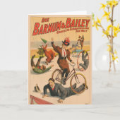 Vintages deutsches Zirkusposter der Künstler, 1900 Karte (Gelbe Blume)