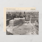 Vintages Deutschland, Berlin Alexanderplatz Postkarte (Vorne/Hinten)