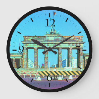 Vintages Deutschland Berlin Brandenburg Große Wanduhr