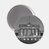 Vintages Deutschland Berlin Brandenburg Magnet (Vorderseite/Rückseite)
