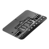 Vintages Deutschland Berlin Brandenburg Magnet (Linke Seite)