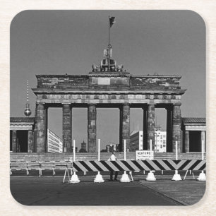 Vintages Deutschland Berlin Brandenburg Rechteckiger Pappuntersetzer