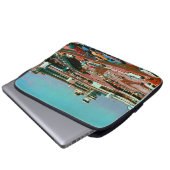 Vintages Deutschland Berlin Der Flughafen Tegel Laptopschutzhülle (Vorne Knopf)