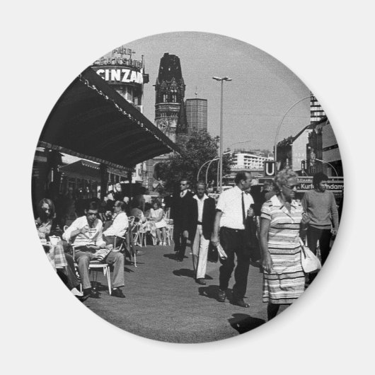 Vintages Deutschland Berlin Kurfürstendamm Magnet (Vorne)