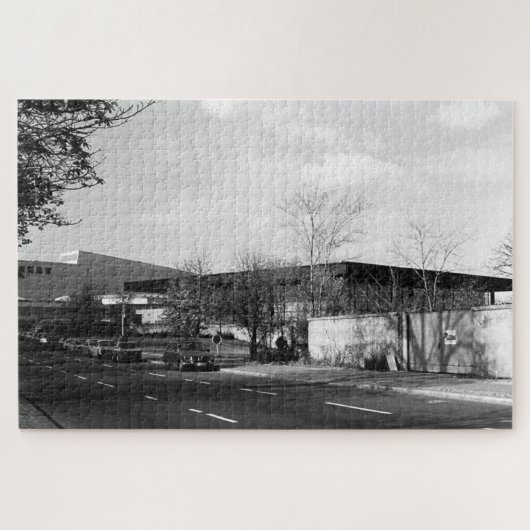 Vintages Deutschland Berlin Neue Nationalgalerie Puzzle (Horizontal)