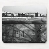 Vintages Deutschland - Berliner Mauer 1970 Mousepad (Vorne)
