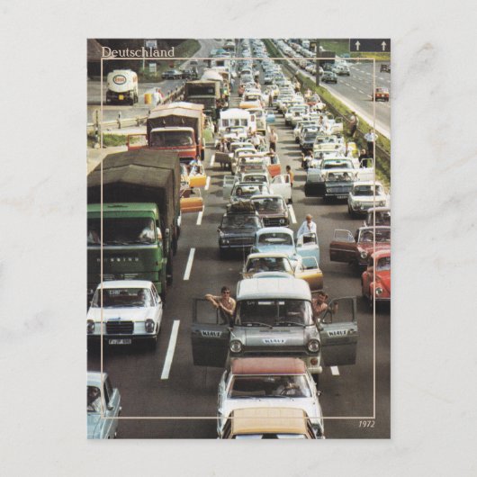 Vintages Deutschland Foto der 1970er Jahre Postkarte (Vorderseite)