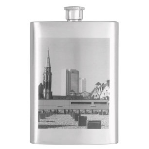 Vintages Deutschland Frankfurt-St.-Nikolaus-Kirche Flachmann