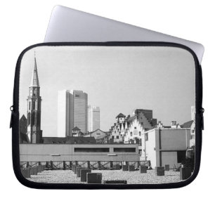 Vintages Deutschland Frankfurt St. Nikolaus Kirche Laptopschutzhülle
