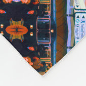 Vintages Deutschland München Bahnhof Marienplatz Fleecedecke (Ecke)