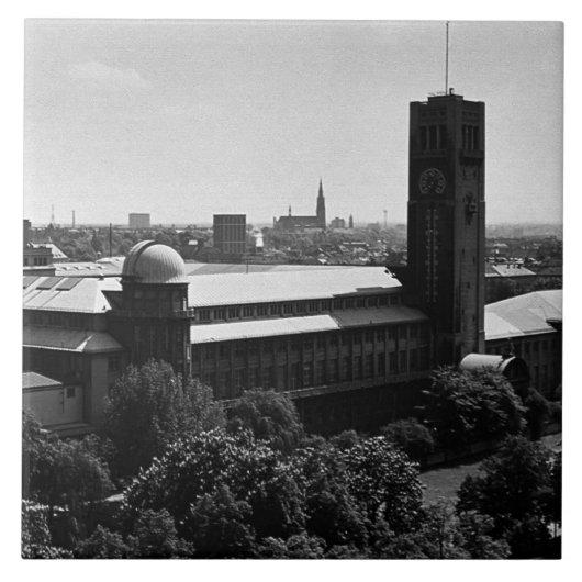 Vintages Deutschland München Deutsches Museum Fliese (Vorderseite)
