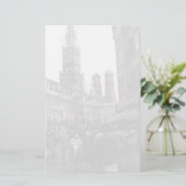 Vintages Deutschland München Frauenkirche Frauenpl Briefpapier (Stehend Vorderseite)