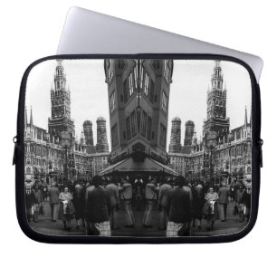 Vintages Deutschland München Frauenkirche Frauenpl Laptopschutzhülle