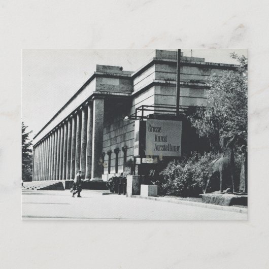 Vintages Deutschland, München, Kunstgalerie Postkarte (Vorderseite)