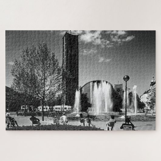 Vintages Deutschland München sendlinger platz Matt Puzzle (Horizontal)