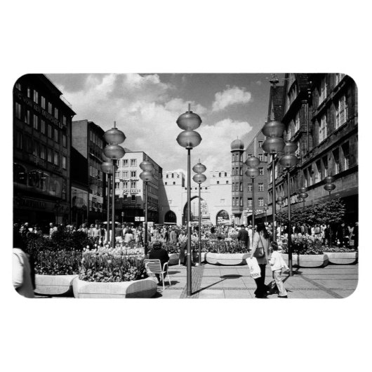 Vintages Deutschland München Towngate Karistor 197 Magnet (Horizontal)