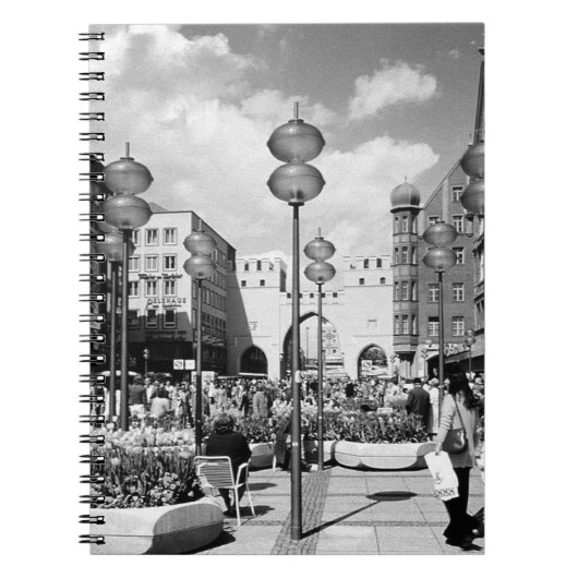 Vintages Deutschland München Towngate Karistor 197 Notizblock (Vorderseite)