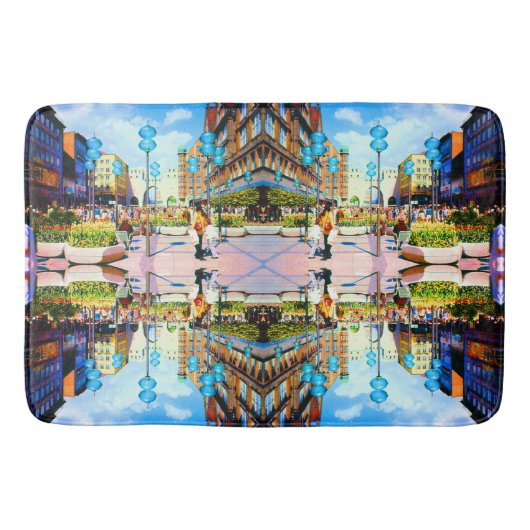 Vintages Deutschland München Towngate Karistor Badematte (Vorderseite)