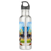 Vintages Deutschland München Towngate Karistor Edelstahlflasche (Rückseite)