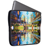 Vintages Deutschland München Towngate Karistor Laptopschutzhülle (Vorne Rechts)