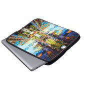 Vintages Deutschland München Towngate Karistor Laptopschutzhülle (Vorne Knopf)