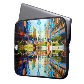 Vintages Deutschland München Towngate Karistor Laptopschutzhülle (Vorderseite Links)